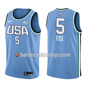 Camiseta Hombre NBA Sacramento Kings De'Aaron Fox 5 Nike 2019 Rising Star Swingman